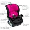 imageBritax Poplar S Convertible Car Seat 2in1 Car Seat with Slim 17Inch Design ClickTight Technology Arctic OnyxMagenta Onyx