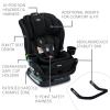 imageBritax Poplar S Convertible Car Seat 2in1 Car Seat with Slim 17Inch Design ClickTight Technology Arctic OnyxOnyx