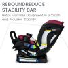 imageBritax Poplar S Convertible Car Seat 2in1 Car Seat with Slim 17Inch Design ClickTight Technology Arctic OnyxRuby Onyx