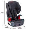 imageBritax Grow with You Harness2Booster Car Seat 2in1 High Back Booster QuickAdjust 5Point Harness Mod BlackCool N Dry
