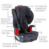 imageBritax Grow with You Harness2Booster Car Seat 2in1 High Back Booster QuickAdjust 5Point Harness Mod BlackCool N Dry
