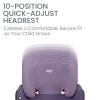imageBritax Highpoint Backless BeltPositioning Booster Seat SafeWash Green OmbrePurple Ombre