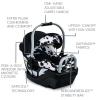imageBritax Willow S Infant Car Seat with Alpine Base ClickTight Technology Rear Facing Car Seat with RightSize System Graphite OnyxCowmooflage