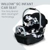 imageBritax Willow S Infant Car Seat with Alpine Base ClickTight Technology Rear Facing Car Seat with RightSize System Graphite OnyxCowmooflage
