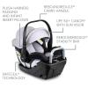 imageBritax Willow S Infant Car Seat with Alpine Base ClickTight Technology Rear Facing Car Seat with RightSize System Graphite OnyxGlacier Onyx