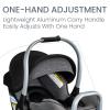 imageBritax Willow S Infant Car Seat with Alpine Base ClickTight Technology Rear Facing Car Seat with RightSize System Graphite OnyxPindot Onyx