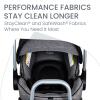 imageBritax Willow S Infant Car Seat with Alpine Base ClickTight Technology Rear Facing Car Seat with RightSize System Graphite OnyxPindot Onyx