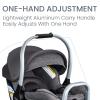 imageBritax Willow S Infant Car Seat with Alpine Base ClickTight Technology Rear Facing Car Seat with RightSize System Graphite OnyxPindot Stone