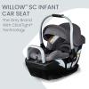 imageBritax Willow S Infant Car Seat with Alpine Base ClickTight Technology Rear Facing Car Seat with RightSize System Graphite OnyxPindot Stone