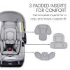 imageBritax Willow S Infant Car Seat with Alpine Base ClickTight Technology Rear Facing Car Seat with RightSize System Graphite OnyxPonte Arctic