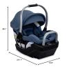 imageBritax Willow S Infant Car Seat with Alpine Base ClickTight Technology Rear Facing Car Seat with RightSize System Graphite OnyxPonte Arctic