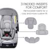 imageBritax Willow S Infant Car Seat with Alpine Base ClickTight Technology Rear Facing Car Seat with RightSize System Graphite OnyxPonte Glacier