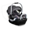 imageBritax Willow S Infant Car Seat with Alpine Base ClickTight Technology Rear Facing Car Seat with RightSize System Graphite OnyxPindot Stone