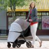 imageBritax BAgile BFree Pathway Single Stroller UPF 50 Sun and Bug Cover  Full Ventilation Netting  Encloses Front and Sides of Stroller