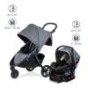 imageBritax BFree Travel System with BSafe Ultra Infant Car Seat  Birth to 65 Pounds  All Terrain Tires  Adjustable Handlebar  Extra Storage with Front Access  One Hand Easy Fold Vibe
