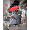 imageBritax BLively Stroller Wind and Rain Cover  Easy Install  Air Ventilation  Storage Pouch Included  Grey  30x19x34 Inch Pack of 1