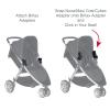 imageBritax Infant Car Seat Stroller Adapter for Nuna Cybex and Maxi Cosi Car Seats Compatible with Britax Single Strollers Only 2 Count Pack of 1