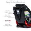 imageBritax One4Life ClickTight AllInOne Car Seat  10 Years of Use  Infant Convertible Booster  5 to 120 Pounds  SafeWash Fabric Eclipse Black  205 x 195 x 25 Inch Pack of 1