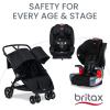 imageBritax Willow Brook Baby Travel System Infant Car Seat and Stroller Combo with Aspen Base ClickTight Technology RightSize System and 4 Ways to Stroll Navy GlacierGraphite Glacier