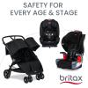 imageBritax Willow Brook Baby Travel System Infant Car Seat and Stroller Combo with Aspen Base ClickTight Technology RightSize System and 4 Ways to Stroll Navy GlacierNavy Glacier