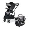imageBritax Willow Brook S Baby Travel System Infant Car Seat and Stroller Combo with Alpine Base ClickTight Technology SafeWash Insert and Cover Jade OnyxGraphite Onyx