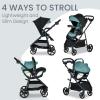 imageBritax Willow Brook S Baby Travel System Infant Car Seat and Stroller Combo with Alpine Base ClickTight Technology SafeWash Insert and Cover Jade OnyxJade Onyx