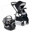 imageBritax Willow Brook S Baby Travel System Infant Car Seat and Stroller Combo with Alpine Base ClickTight Technology SafeWash Insert and Cover Jade OnyxGraphite Onyx