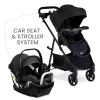imageBritax Willow Brook S Baby Travel System Infant Car Seat and Stroller Combo with Alpine Base ClickTight Technology SafeWash Insert and Cover Jade OnyxRaven Black