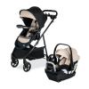 imageBritax Willow Brook S Baby Travel System Infant Car Seat and Stroller Combo with Alpine Base ClickTight Technology SafeWash Insert and Cover Jade OnyxSand Onyx