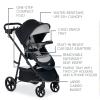 imageBritax Willow Brook S Baby Travel System Infant Car Seat and Stroller Combo with Alpine Base ClickTight Technology SafeWash Insert and Cover Jade OnyxGraphite Onyx