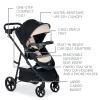 imageBritax Willow Brook S Baby Travel System Infant Car Seat and Stroller Combo with Alpine Base ClickTight Technology SafeWash Insert and Cover Jade OnyxSand Onyx