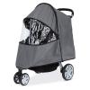 imageBritax Single BAgile BFree Pathway Strollers Wind and Rain Cover  Easy Install  Air Ventilation  Storage Pouch Included