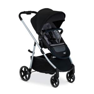 imageBritax Willow Grove SC Baby Travel System Infant Car Seat and Stroller Combo with Alpine Base ClickTight Technology SafeWash Pindot StonePindot Onyx