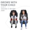 imageBritax Grow with You ClickTight Harness2Booster Car Seat 2in1 High Back Booster Black ContourCool Flow Gray