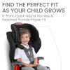 imageBritax Grow with You ClickTight Harness2Booster Car Seat 2in1 High Back Booster Black ContourCool Flow Gray