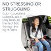 imageBritax Grow with You ClickTight Harness2Booster Car Seat 2in1 High Back Booster Black ContourCool Flow Gray