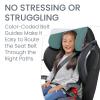 imageBritax Grow with You ClickTight Harness2Booster Car Seat 2in1 High Back Booster Black ContourGreen Contour