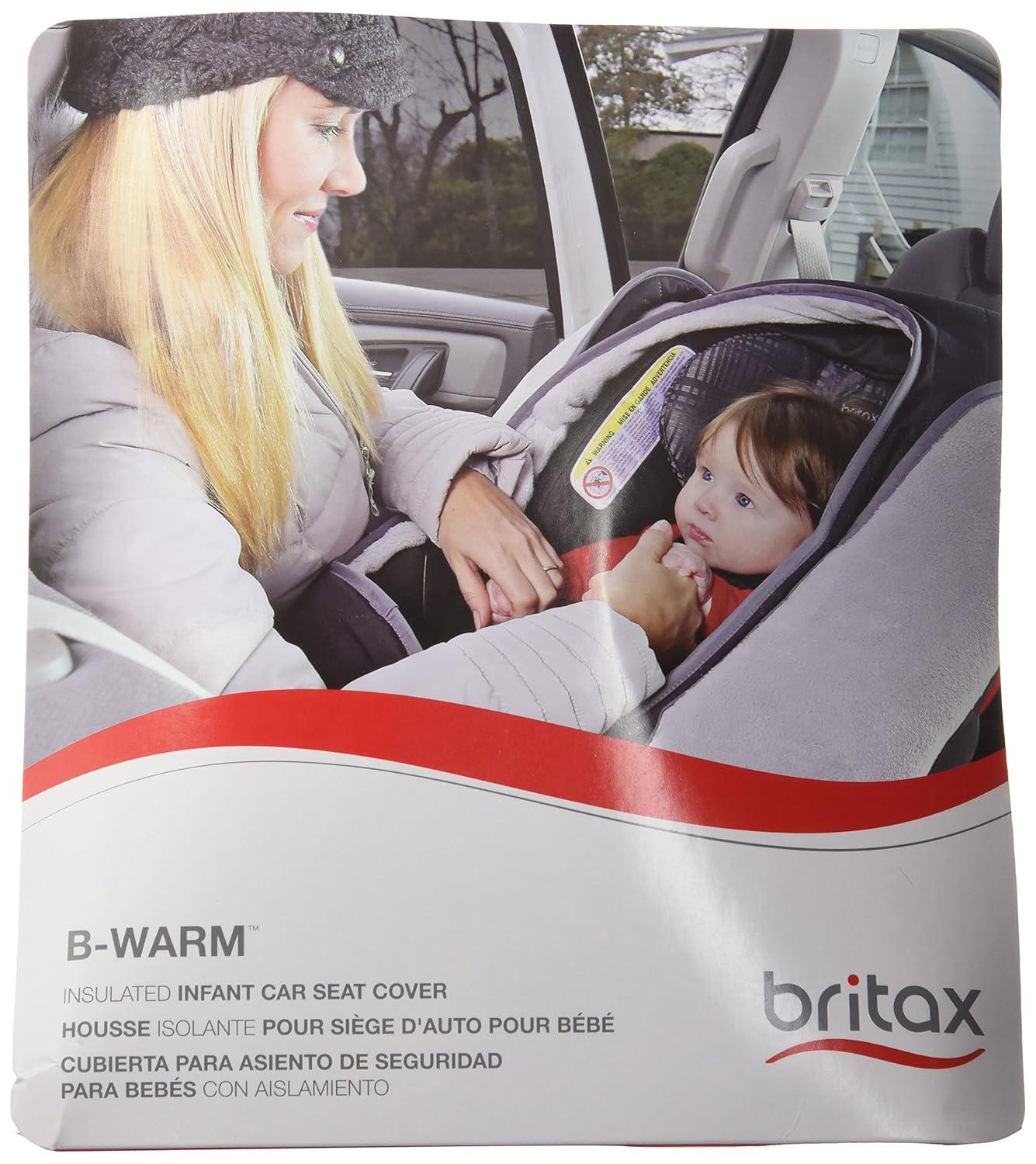 imageBritax BWarm Insulated Infant Car Seat Cover Machine Washable Polar MistPolar Mist