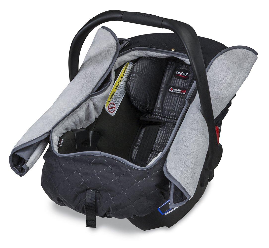 imageBritax BWarm Insulated Infant Car Seat Cover Machine Washable Polar MistPolar Mist
