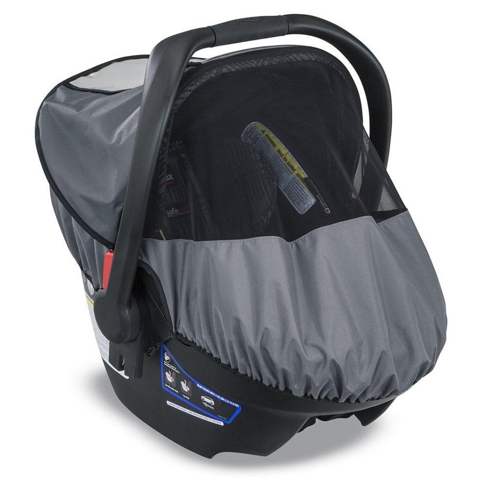 imageBritax BCovered AllWeather Infant Car Seat Cover  UPF 50  Waterproof  Ventilated Mesh Window for Insect Protection  16x17x25 Inch Pack of 1