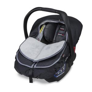 imageBritax BWarm Insulated Infant Car Seat Cover Machine Washable Polar MistPolar Mist