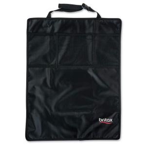 imageBritax Kick Mat Seat Protectors 2Pack  WaterResistant  Machine Washable  Pocket Storage Organizer  Black