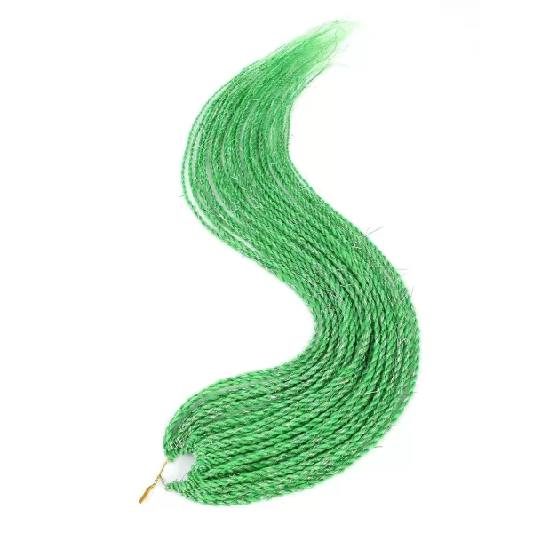 NAYOO Senegalese Twist Crochet Hair - 8 Packs 18 Inch Crochet Hair For Black Women, 35 Strands/Pack Small Twist Crochet Hair Hot Water Setting, Crochet Braids Hair with Natural End