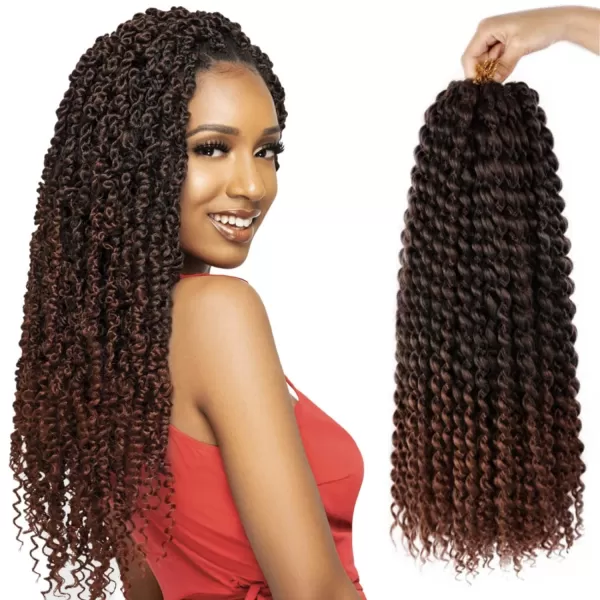 Passion Twist Hair - 8 Packs 12 Inch Passion Twist Crochet Hair For Women, Crochet Pretwisted Curly Hair Passion Twists Synthetic Braiding Hair Extensions 