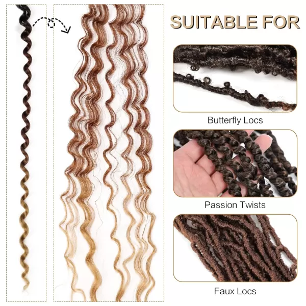Passion Twist Hair - 8 Packs 12 Inch Passion Twist Crochet Hair For Women, Crochet Pretwisted Curly Hair Passion Twists Synthetic Braiding Hair Extensions 