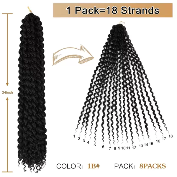 Passion Twist Hair - 8 Packs 12 Inch Passion Twist Crochet Hair For Women, Crochet Pretwisted Curly Hair Passion Twists Synthetic Braiding Hair Extensions 