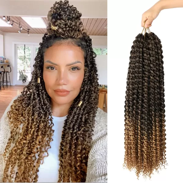 Passion Twist Hair - 8 Packs 12 Inch Passion Twist Crochet Hair For Women, Crochet Pretwisted Curly Hair Passion Twists Synthetic Braiding Hair Extensions 