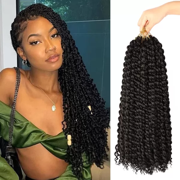 Passion Twist Hair - 8 Packs 12 Inch Passion Twist Crochet Hair For Women, Crochet Pretwisted Curly Hair Passion Twists Synthetic Braiding Hair Extensions 