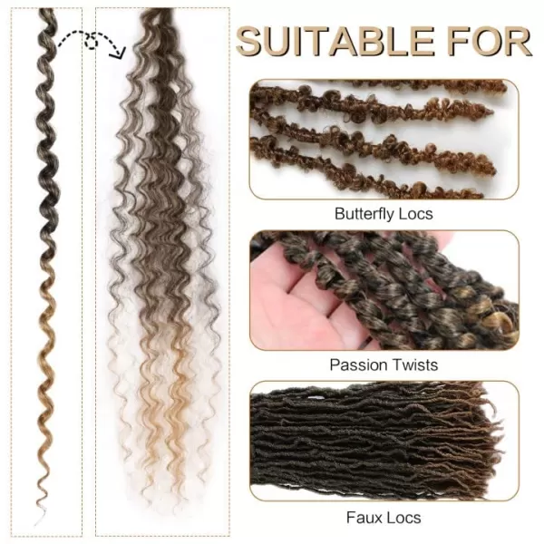 Passion Twist Hair - 8 Packs 12 Inch Passion Twist Crochet Hair For Women, Crochet Pretwisted Curly Hair Passion Twists Synthetic Braiding Hair Extensions 