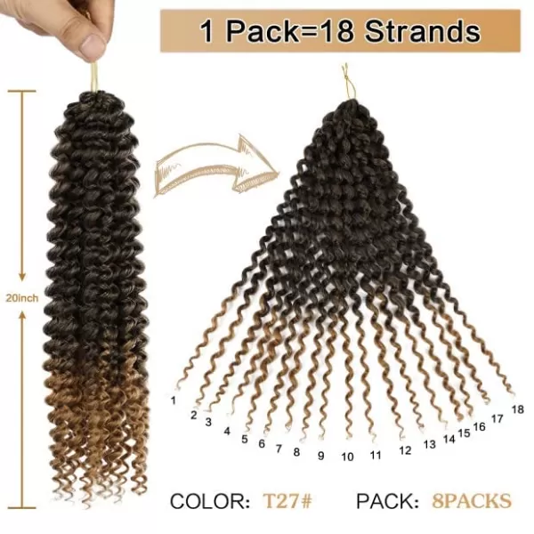Passion Twist Hair - 8 Packs 12 Inch Passion Twist Crochet Hair For Women, Crochet Pretwisted Curly Hair Passion Twists Synthetic Braiding Hair Extensions 